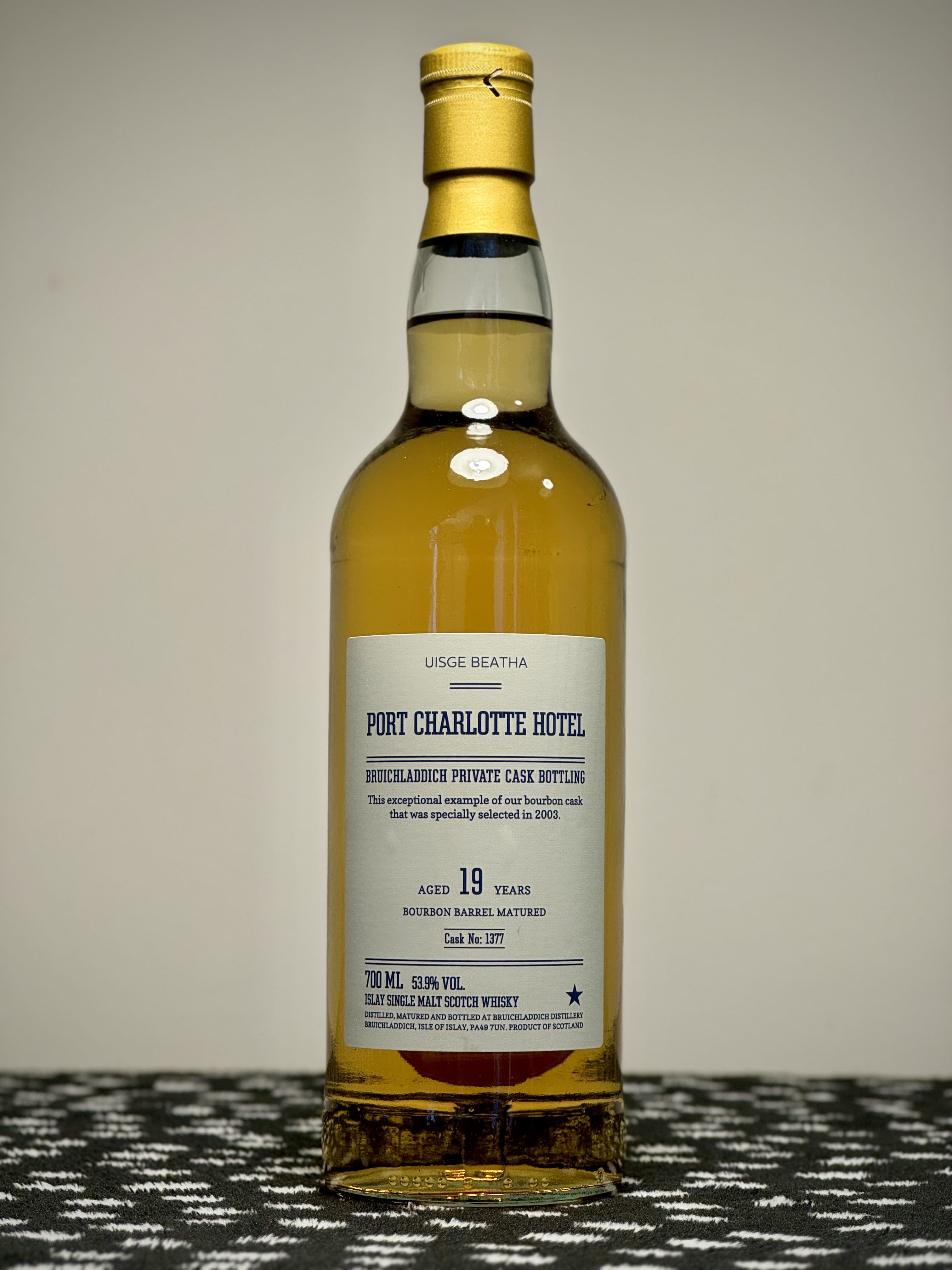 Bruichladdich 19yr 2003
53.9%