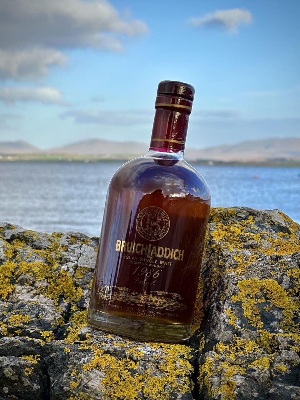 Bruichladdich 1986 on the
beach