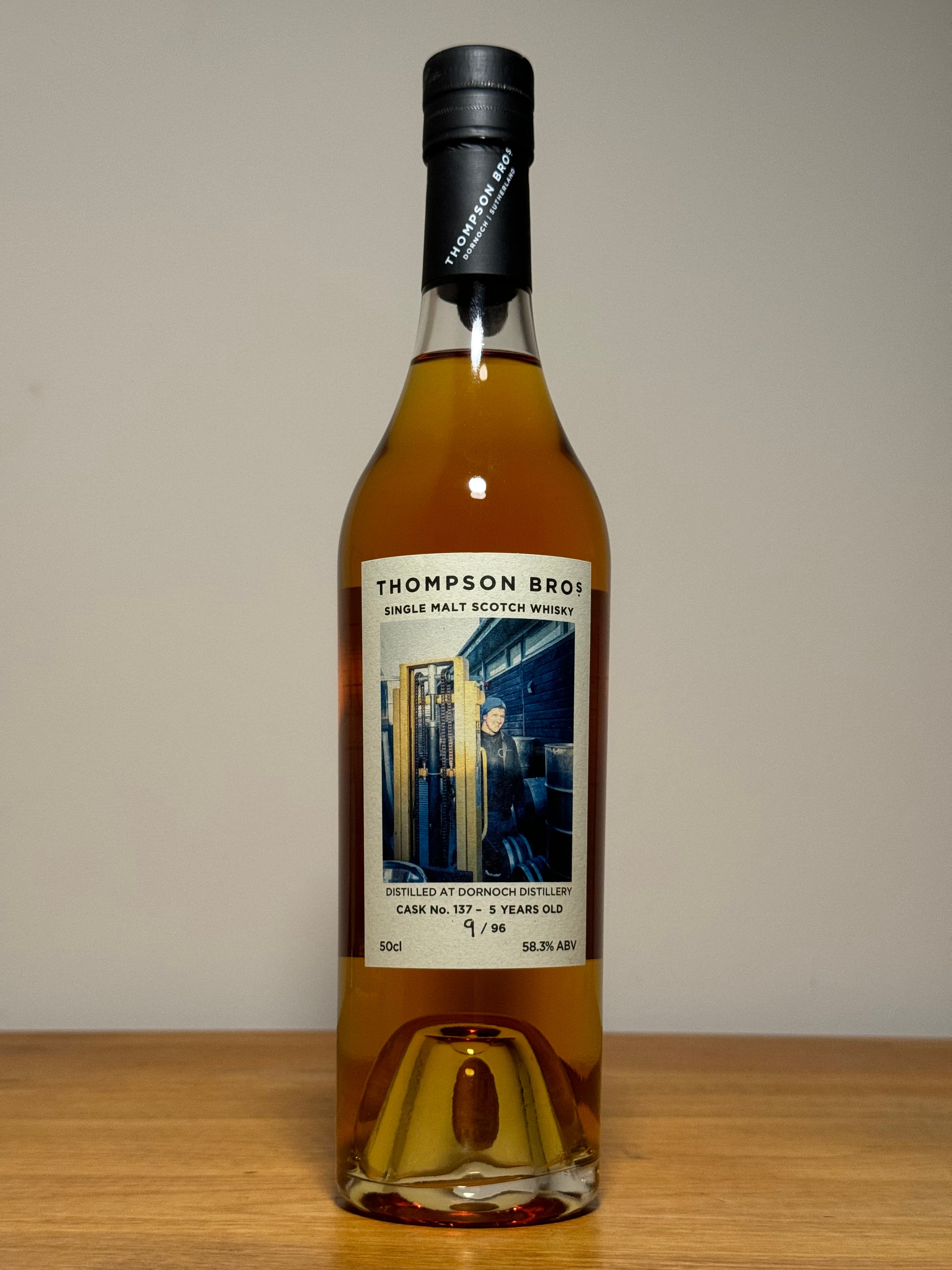 Dornoch Cask #137 5yr 58.3%