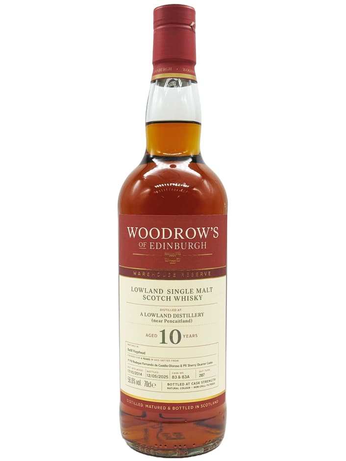 Glenkinchie 10yr 2014 from Woodrow's of
Edinburgh